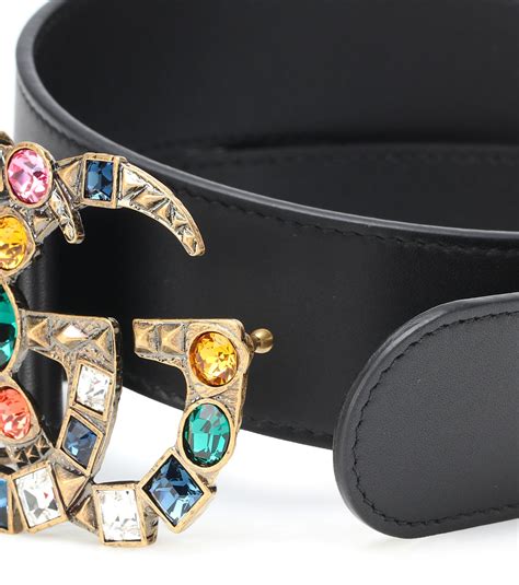 gucci crystal belt